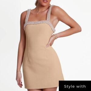ODD MUSE The Ultimate Muse Pearl Trim Mini Dress size S